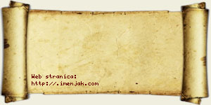 Jovanka Jakovljević vizit kartica